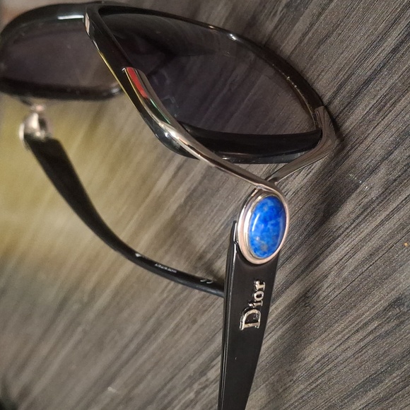 Dior Copacabana Black with Turquoise Vintage - Picture 4 of 8